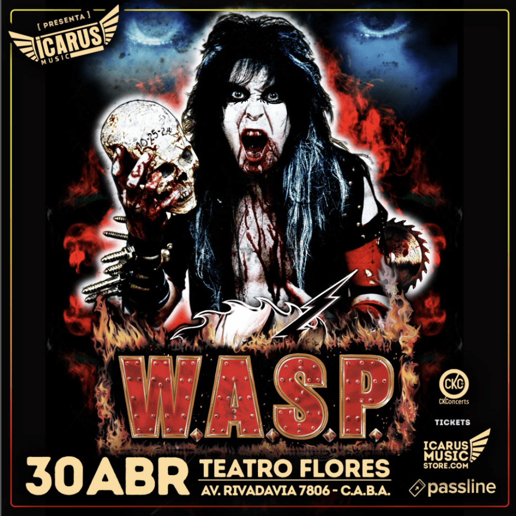 Concierto de W.A.S.P. en el Teatro Flores: ¡No Te Lo&nbsp;Pierdas!